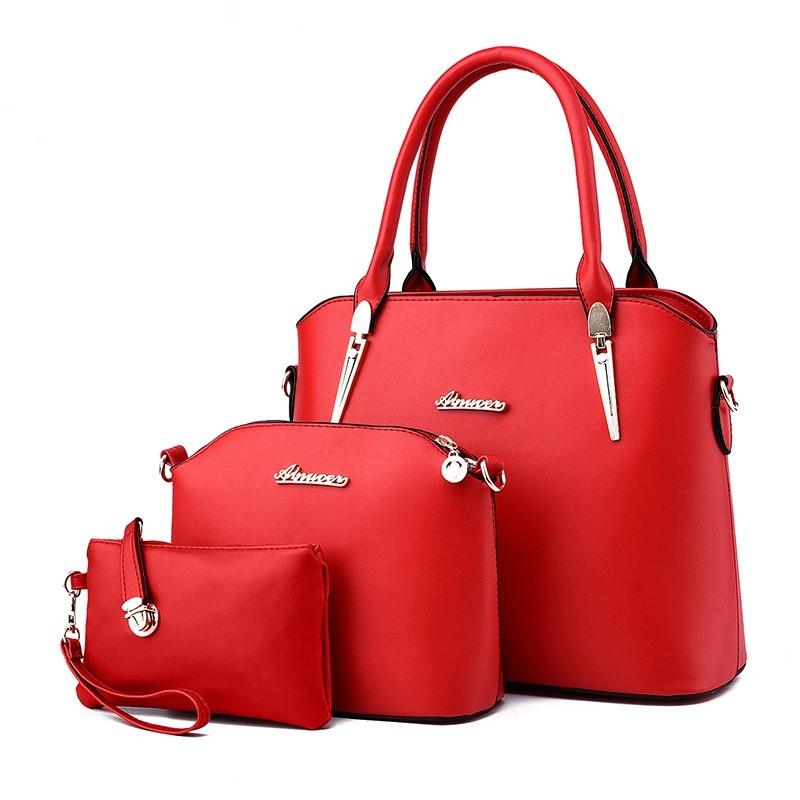 Casual Fashion Three-Piece Handbag For Women