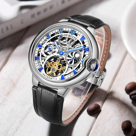 Mechanical Waterproof Hollow Watch