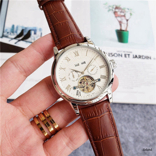 Men Tourbillon Five-Hand Watch