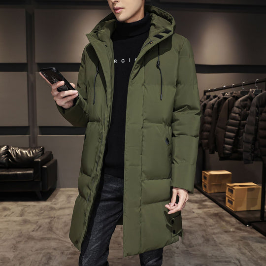 Fashionable And Handsome Thickened Work Clothes Cotton Coat Winter Clothing Down Men