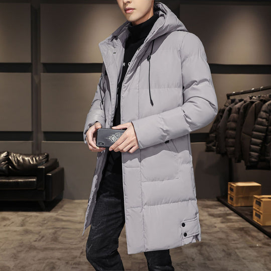 Fashionable And Handsome Thickened Work Clothes Cotton Coat Winter Clothing Down Men