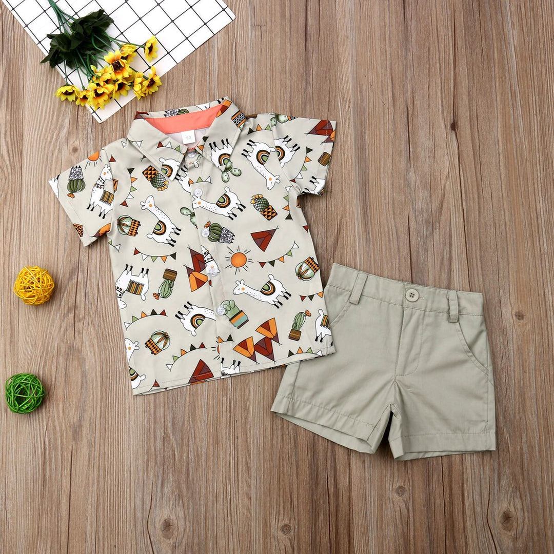 2PCS Toddler Kids Baby Boy 1 5Y Clothes Sets