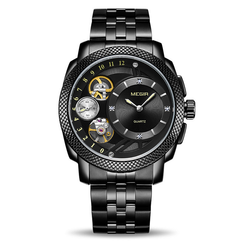 Men Non-mechanical Sports Hollow Watch