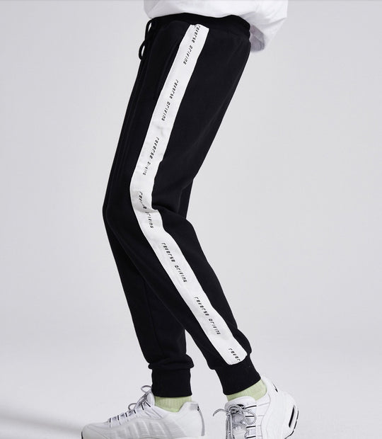 Men Beam Feet Velvet Pants