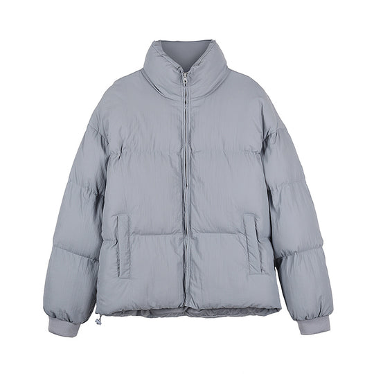 Men Solid Puffer Jacket