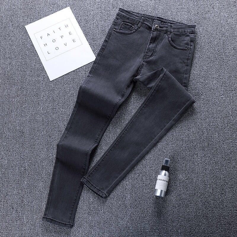 Women High-waist Jeans Pants