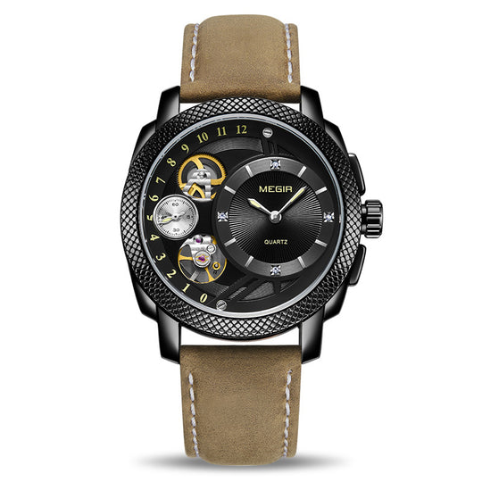 Men Non-mechanical Sports Hollow Watch