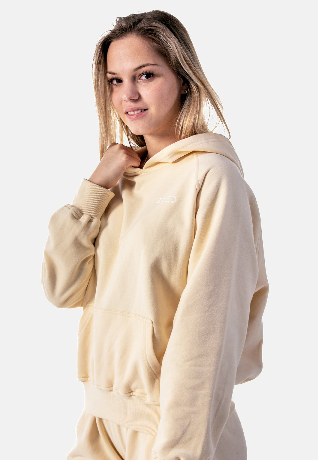 Hoodie Static - Yellow - Damen