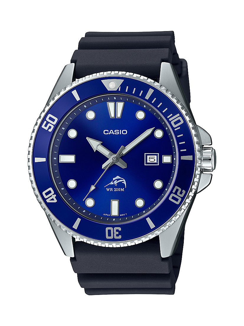 Casio Men's Diver Inspired Black Resin Strap Watch