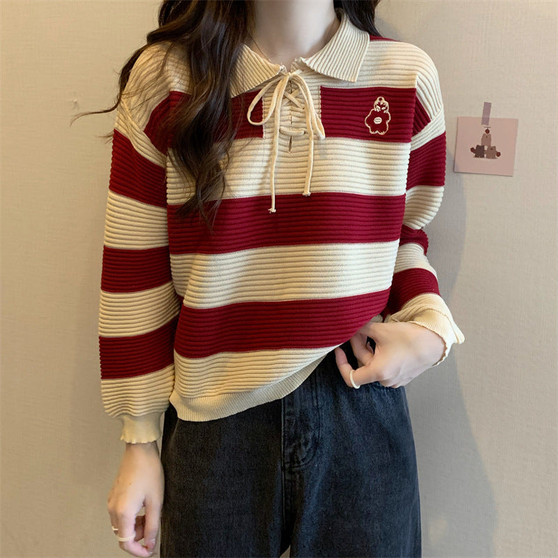 Women Striped Full-sleeves Shirt