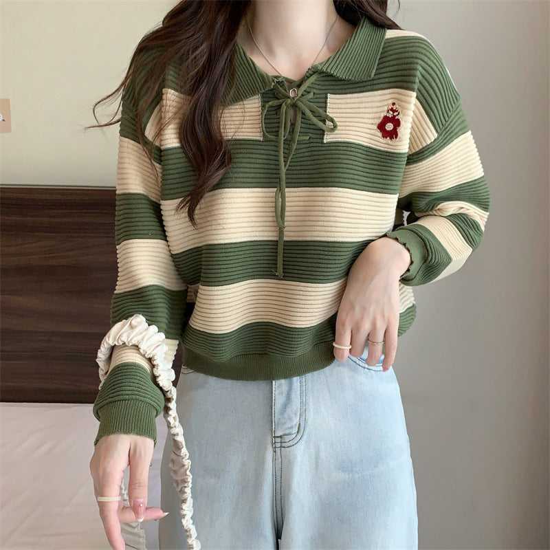 Women Striped Full-sleeves Shirt