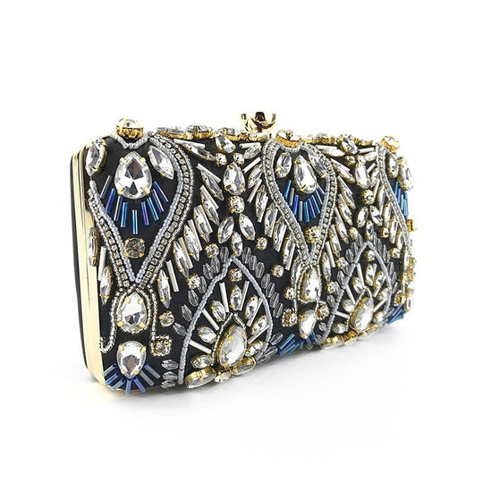 Clutch handbag Luxury Diamond Rhinestone Clutch Bags Exquisite Female