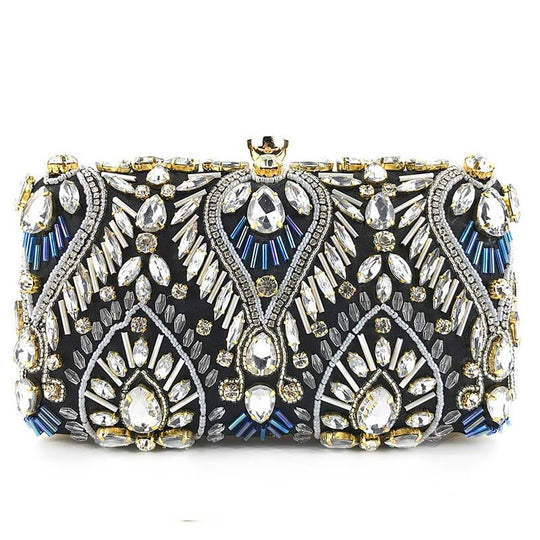 Clutch handbag Luxury Diamond Rhinestone Clutch Bags Exquisite Female