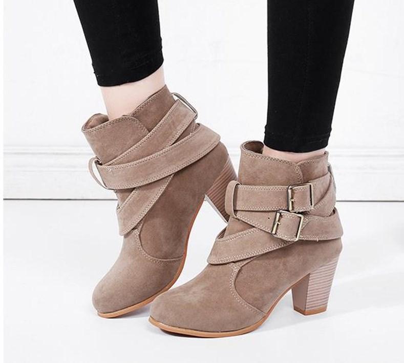 size 35-43 Autumn Winter Women Boots Casual Ladies shoes Martin boots